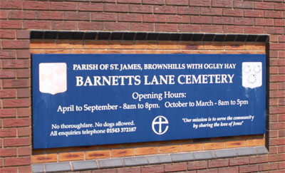 Staffordshire Cemeteries